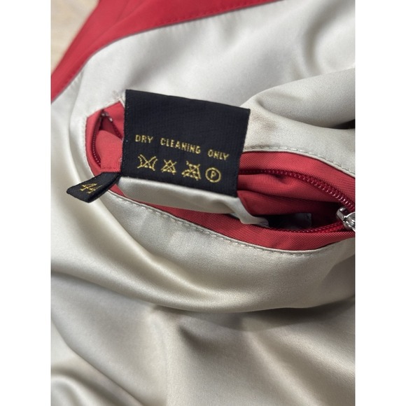 LORO PIANA Quilted Jacket Pinkish/Red Made In Italy Women's 44 - Picture 8 of 14